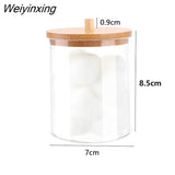 Weiyinxing Cotton Swab Plastic Storage Box Bag Female Makeup Organizer For Cosmetics Bathroom Jewelry Makeup Brushes Desk Organizer