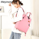 Weiyinxing Women Business Backpack Female Fashion Oxford Student School Backpacks Laptop Bag Casual Travel Backpack New Mochila