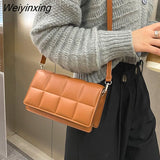 Weiyinxing Women's Bag 2023 Trend Handbags for Women Female Literary Single-Shoulder Bag Minority Design Cross-Body Bag Women's Bag