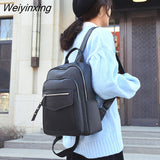 Weiyinxing New 2023 Women Leather Backpacks Fashion Shoulder Bag Female Backpack Ladies Travel Backpack Mochilas School Bags For Girls