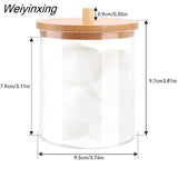 Weiyinxing Cotton Swab Plastic Storage Box Bag Female Makeup Organizer For Cosmetics Bathroom Jewelry Makeup Brushes Desk Organizer
