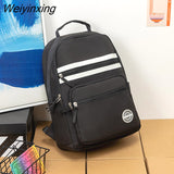 Weiyinxing Quality Large Capacity Student Backpack Korean Japanese Boys Girls Schoolbag Nylon Waterproof Travel Bag Book Pack Cool New