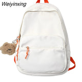 Weiyinxing Fashion School Backpack Women School Bags Men Travel Rucksack Boy Girl Student Bag Female College Knapsack Laptop Mochila