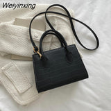 Weiyinxing New Square Crossbody Bags For Women Fashion Handbags And Purses Ladies Shoulder Bag Small Top Handle Bags Women's Totes