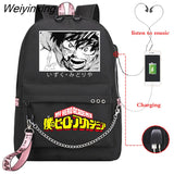 Weiyinxing School Bag My Hero Academia Tomura Shigaraki Dabi Todoroki Izuku Midorya Katsuki Bakugo Girls Backpack BNHA Boku No Hero