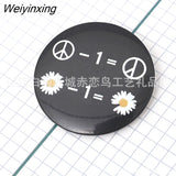 Weiyinxing Your Logo Button Badge Tinplate Badges Maker Personality Cheap Button Badges Custom Button Pins