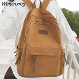 Weiyinxing Men Lady New Laptop SchoolBag Trendy Boy Girl Nylon College Backpack Fashion Travel Male Female Book Women Backpack Student Cool