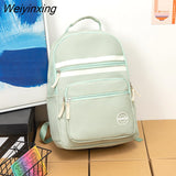 Weiyinxing Quality Large Capacity Student Backpack Korean Japanese Boys Girls Schoolbag Nylon Waterproof Travel Bag Book Pack Cool New