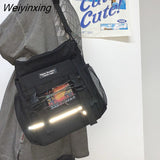 Weiyinxing Tooling Men's Messenger Bag Student Shoulder Bag Men's Bags Backpack Women's Large Capacity Diagonal