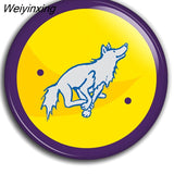 Weiyinxing accessories badge 45mm broches de decoración insignias de Metal para ropa decoración de mochila