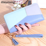Weiyinxing New Women's Wallet portfel damski Money Bag Lady Long Leather Clutch Bag Wallet Card Holder carteras para mujer