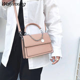 Weiyinxing Small Square HandBag 2023 New Chains Bag Casual All-match Female Shoulder Bag Trendy Bag Women Cross body Bag Girl Black