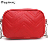Weiyinxing Messenger Bags Small square bag Genuine Leather Women Handbags Fashion Quality Women Bags Casual Tote Lady Shoulder Bags