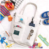 Weiyinxing Bag Female Student Messenger Versatile Single Shoulder Bag Large Capacity Handbag Portable And Versatile School Bag