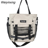Weiyinxing Women Handbags Messenger Bag Reflect Light Men Crossbody Bags Ladies Large Capacity Shoulder Tote Bag Youth School Bags