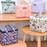 Weiyinxing Beach Cooler Bag for Meal Picnic Lunch Bag for Women Cartoon Flamingo Thermal Fridge Bag Food Box Travel
