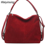 Weiyinxing FASHION Faux Suede Shoulder Bags for Women Luxury Purses and Handbags Lage Capacity Shopping Tote Bags Crossbody Bag