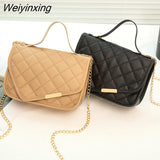 Weiyinxing Messenger Bag for Women Luxury Embroidery Handbags Female Cosmetic Bag Fashion Chain Ladies Crossbody Shoulder Bags
