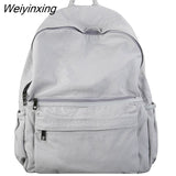 Weiyinxing Student Vintage Women Backpack Canvas Female Laptop Bag Travel Kawaii Ladies Backpack Girl Fabric School Bag New Fashion