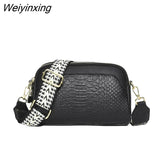 Weiyinxing Women Genuine Leather Shoulder Crossbody Bags High Quality Solid Cow Leather Ladies Handbags Designer Female Messenger Tote Sac