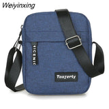 Weiyinxing Mini Crossbody Bag Small Men's Shoulder Bag Men Diagonal Small Backpack Light Messenger Phone Bag Boy Fanny Chest Pack 911