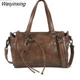 Weiyinxing FASHION Mini Tote Bags for Women Luxury High Quality PU Leather Vintage Handbags Mini Crossbody Bags Leisure Shoulder Bags