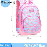 Weiyinxing Big Capacity Children School Bags For Teenagers Girls Backpack Waterproof Durable And Breathable School Backpack Mochila