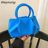 Weiyinxing Luxury Handlebags for Women 2023 Trend Crossbody Bags Armpit Bag Shopping Chain Shoulder Bags Dumpling Handbag Female