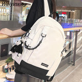 Weiyinxing Women Male High Capacity Green College Backpack Fashion Girl Boy Leisure School Bag Lady Men Laptop Female Travel Book Bags