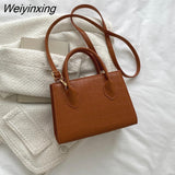 Weiyinxing New Square Crossbody Bags For Women Fashion Handbags And Purses Ladies Shoulder Bag Small Top Handle Bags Women's Totes