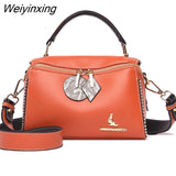 Weiyinxing PU Leather Women Shoulder Bag High Quality Handbag Designer High Capacity Ladies Crossbody Bag Fashion Fashion Tote Bags