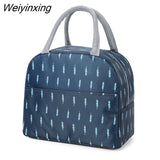 Weiyinxing Lunch Bag New Thermal Insulated Lunch Box Tote Cooler Handbag Bento Pouch Dinner Container School Food Storage Bags