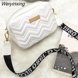 Weiyinxing Lingge Embroidery Small Messenger Bag For Women Trend Luxury Female Shoulder Bag Casual Ladies Crossbody Bags 2023 New