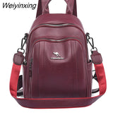 Weiyinxing Women Backpack Designer high quality Leather Women Bag Fashion School Bags Large Capacity Travel Backpacks mochila