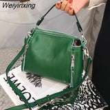 Weiyinxing Genuine Leather Women Handbags Cowhide Women Shoulder bag Fashion Luxury Ladies Messenger Bags High Quality Female Tote bag
