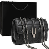 Weiyinxing Designer Bags 2023 Women Leather Chain Crossbody Bags for Women Ladies Handbags Shoulder Bags Messenger Small Square Bag