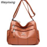 Weiyinxing Handbags Women Bag Designer Crossbody Large Capacity Female Shoulder Bag Fashion Brand Soft Ladies Leather Messenger Bags