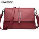 Weiyinxing Genuine Leather Handbags Women's Bag Designer Cowhide Crossbody Bags Fashion Women Shoulder Bag High Quality Ladies Totes