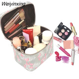 Weiyinxing Women Cosmetics Makeup Bag Large Capacity Toilet Travel Bag Organizer Boxes Zipper Bag Beauty Makeup Pouch Waterproof