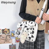 Weiyinxing Print Crossbody Bag For Women Nylon Waterproof Shoulder Purse Messenger Bag Lightweight Pocketbooks