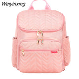 Weiyinxing Bag Large Capacity Mommy Travel Bag Multifunctional Maternity Mother Baby Stroller Bags Baby Bottle Insulation Bag