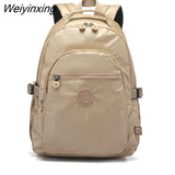Weiyinxing Large Female Backpack for Teenage 2023 Mochilas Femeninas Women's School Back Packs Nylon Laptop Bagpack Elegant