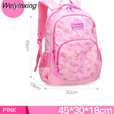 Weiyinxing Big Capacity Children School Bags For Teenagers Girls Backpack Waterproof Durable And Breathable School Backpack Mochila