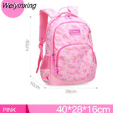 Weiyinxing Big Capacity Children School Bags For Teenagers Girls Backpack Waterproof Durable And Breathable School Backpack Mochila