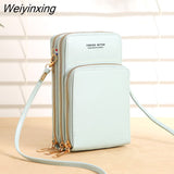 Weiyinxing Multi Functional Women Bag Touch Screen Mobile Bag Wallet Casual Fashion Outdoor One Shoulder Messenger Bags for Women 2023