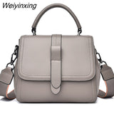 Weiyinxing Quality Genuine Leather Women Shoulder Crossbody Bags 2023 Luxury Designer Female Handbag Fashion Lady Cow Leather Tote Sac