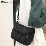 Weiyinxing Canvas Vintage Backpack Fashion Women Laptop Bags Brown Trendy Lady Small Backpack Girl Travel School Bag College Student