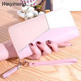 Weiyinxing New Women's Wallet portfel damski Money Bag Lady Long Leather Clutch Bag Wallet Card Holder carteras para mujer