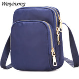 Weiyinxing Women Crossbody Zipper Mobile Phone Shoulder Bag Lady Female Multifunction Handbag Wrist Purse New Hot 2023