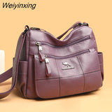 Weiyinxing Handbags Women Bag Designer Crossbody Large Capacity Female Shoulder Bag Fashion Brand Soft Ladies Leather Messenger Bags